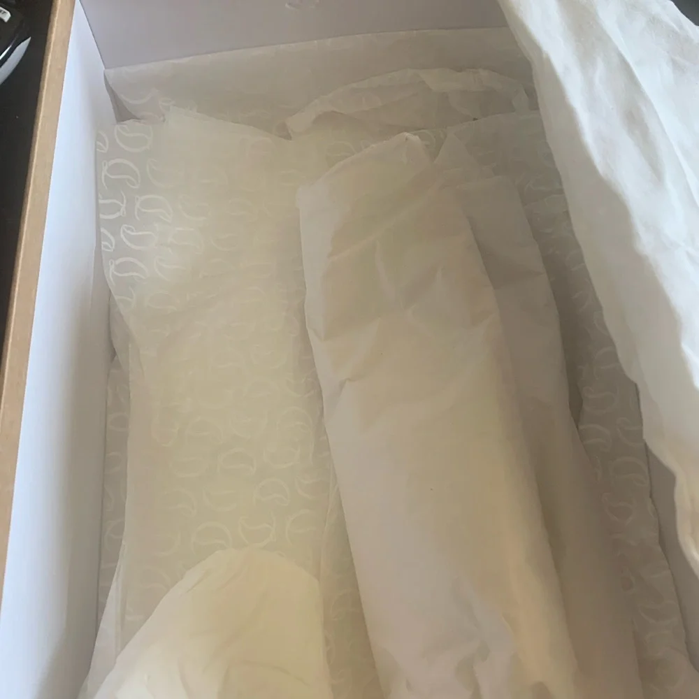 Christian Louboutin empty shoe box with Louboutin two shoe bags - Picture 3 of 5